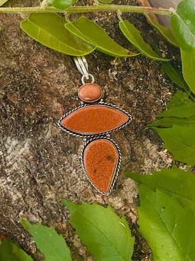 Goldstone 925 Sterling Silver Pendant